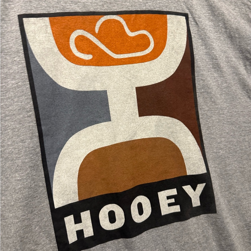 Hooey Tee Shirt Mens 3XL Heathered Gray Graphic Soft Rodeo Western Farm NWT - Picture 4 of 10